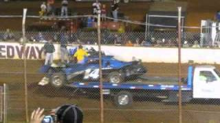 Rome Speedway 952010 14 Super Bomber Flip wmv [upl. by Randell]