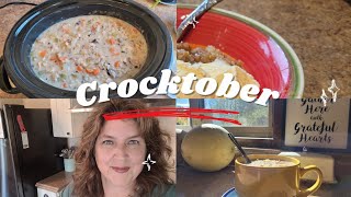 CROCKTOBER Pork Ribs Cobbler CentsibleLivingWithMoneyMom TheLongRunwithJoelandChristy lo [upl. by Fogarty702]