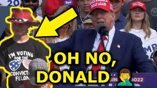 DAZED and CONFUSED Trump RAMBLES Through Wisconsin Rally [upl. by Ylirama]