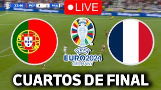 🔴EN VIVO  🔥PORTUGAL FRANCIA EN VIVO 🏆CUARTOS DE FINAL EUROCOPA 2024🏆 [upl. by Donatelli893]