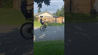 Wheelies mtb mountainbike dirtjump fyp [upl. by Adeirf300]