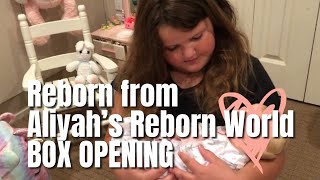 REBORN from ALIYAH’S REBORN WORLD Box Opening • Milana Rose amp Reborns [upl. by Ardnuhsor]