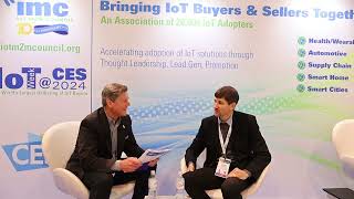 Interview with Florian Denzin of Telit Cinterion at CES 2024 [upl. by Enelyak55]