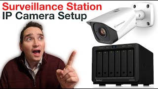 Synology Surveillance Station IP Camera Setup [upl. by Inor234]