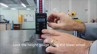 How to use a Vernier Height Gauge [upl. by Hoffman]