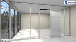 Mantion SAF INSIDE  Complete Pocket Door Sliding System [upl. by Iormina846]