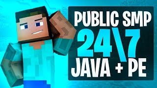 Live Minecraft SMP 247  Java amp PE  Join Our Smp  minecraftlive [upl. by Kcam324]