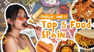 Top 5 Famous Foods in Spain 2024 07 01 [upl. by Fulviah]