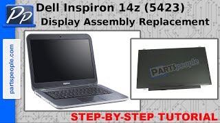 Dell Inspiron 14z 5423 LCD Display Assembly Video Tutorial Teardown [upl. by Adnohsel517]