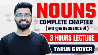 Nouns  English Grammar for CET SSC CGL CPO CHSL CDS  SBIIBPS POClerk  Tarun Grover [upl. by Shlomo]