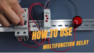 How to use multifunction time relay  demonstration of 10 functions [upl. by Gyimah188]