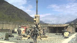 M777 Howitzer Firing Bravo Battery 3321 HD Video 10 [upl. by Eenattirb]