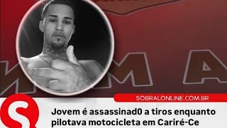 Plantão Jovem é vítima de homic1dio nesta noite de sexta 011124 em Cariré ceará Veja aqui [upl. by Atsahs]