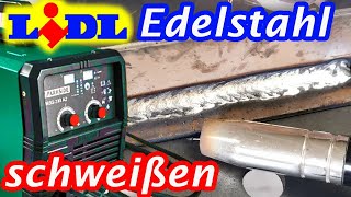 Edelstahl schweißen für 199€ Lidl Multischweißgerät PMSG 200 A2 [upl. by Ethelda983]