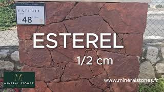 ESTEREL 12 cm  Pierre de parement Tradition  Mineral Stones [upl. by Tonjes133]