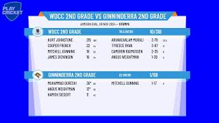 WDCC 2nd Grade v Ginninderra 2nd Grade [upl. by Rolph]