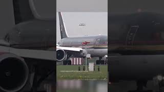 Jordanian Jewel Jet Royal Jordanian 787 landing into Amsterdam Schiphol [upl. by Suolkcin123]