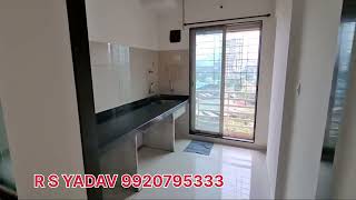 1bhk flat for sell in teakwood society Anand Nagar Ghodbunder road thane west price 62 LACS [upl. by Etienne]