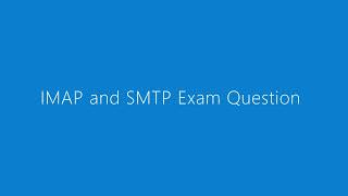 IMAP and SMTP GCSE [upl. by Eelarual624]