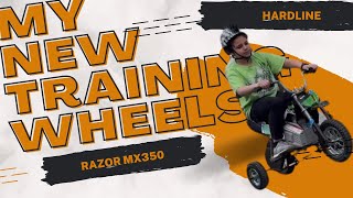 Hardline Adjustable Training Wheels for Razor MX 125 MX350 MX400 MX450 SX500 Unboxing amp Assembly [upl. by Illib930]