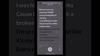 Icdiwabh lyrics blowup taylorsversion foryou lyrics viral [upl. by Ahsenet]