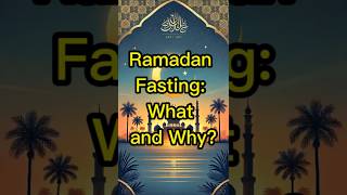 Ramadan Fasting What and Whyquot surroundingambiance motivation learnislam quranicserenity [upl. by Stephani348]