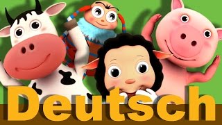 Kopf und Schulter Knie und Fuß  Teil 2  Kinderlieder  LittleBabyBum [upl. by Samuelson696]