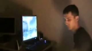 World of Warcraft Freakout Guy Breaks Computer [upl. by Odnolor]