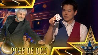 La INCREÍBLE magia de ERIC CHIEN y su PASE DE ORO  Audiciones 01  Got Talent AllStars 2023 [upl. by Kceb53]