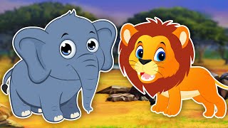 Safari amp Zoo Animal Songs  Animal Sounds Songs for Kids  Kids Learning Videos [upl. by Zerdna]