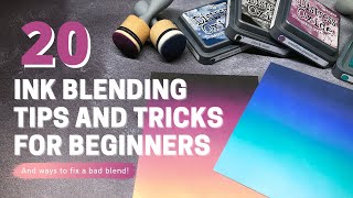 20 INK BLENDING Tips and Tricks for Beginners [upl. by Nomzzaj254]