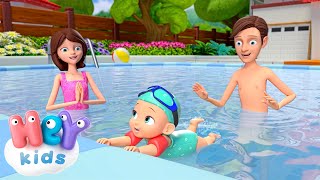 Lerne schwimmen wie ein kleiner Fisch 🏊‍♂️  Bildungslied für Kinder  HeyKids Kinderlieder TV [upl. by Reel]