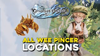 Granblue Fantasy Relink All Wee Pincer Locations [upl. by Liederman]