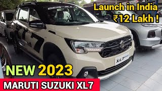 Maruti Suzuki 7 Seater Soon 😍 Maruti Suzuki XL7  Best 7 Seater Car 2023  XL7 Price amp Launch Date [upl. by Eenttirb265]