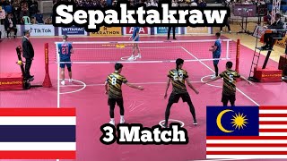 Sepaktakraw  Thai Regu Vs Malaysia Regu Sepaktakraw 3 Match 11 May 2023 [upl. by Estes764]