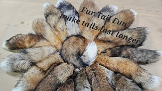 Fur Tail Fun key chains detachable how to set up [upl. by Price592]