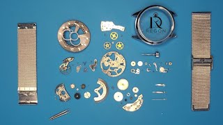 Watchmaking Short Assembly of an Automatic Watch [upl. by Ainevul]