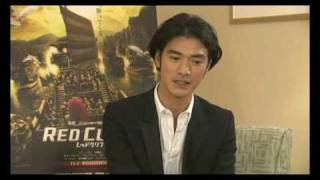 Red Cliff Takeshi Kaneshiro Japanese Interview 1 [upl. by Cristobal]