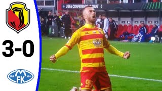 Jagiellonia Białystok vs Molde 30 Kristoffer Hansen Goal All Goals and Extended Highlights [upl. by Mairb]