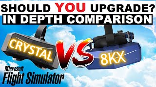 PIMAX CRYSTAL vs PIMAX 8KX  A Worthy UPGRADE Lets DISCUSS Microsoft Flight Simulator [upl. by Judon]