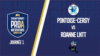 PRO A MESSIEURS  J1  PONTOISE CEGRY vs ROANNE LNTT [upl. by Roban533]