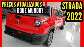 🟥 NOVA FIAT STRADA 2022 PREÇOS ATUALIZADOS OQUE MUDOU [upl. by Marba]