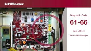 LiftMaster  Error Code 61 thru 66  Troubleshooting Entrapment Protection Device [upl. by Sayed]