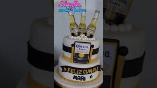 Linda torta con cerveza corona hacemos todos los temas [upl. by Odnomar]