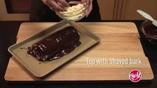 Big Y Chocolate Peppermint Roulade How To [upl. by Mihe]