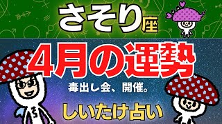 【蠍座】2023年4月の運勢〜毒出し会、開催。〜【しいたけ占い】 [upl. by Ehrsam]