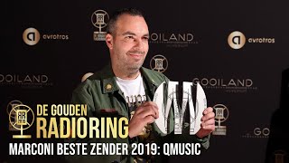 Qmusic ontvangt de Beste Zender Award 2019  Het Gouden RadioRing Gala 2019 [upl. by Gnes979]