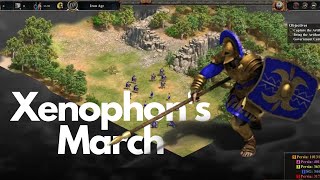 Xenophons March AoE 2 Return of Rome  Glory of Greece  Episode 7 Hard Difficulty 🔥⚔️ [upl. by Anerb986]