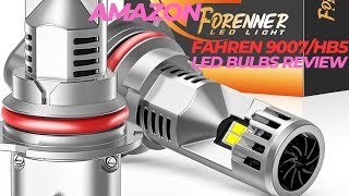 quotFahren 9007HB5 LED Bulbs Review 22000LM 600 Brighter 6500K Cool White IP68 amp Quick Installquot [upl. by Rashidi]