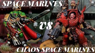 Spaces Marines VS Chaos Space Marines New Pariah Nexus Mission Warhammer 40k Battle Report [upl. by Hootman]